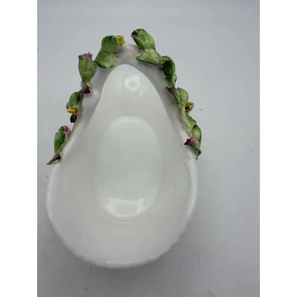 Coalport Bone China Small Floral English Basket - Made in England